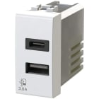 4 BOX SRL 4BX4B.N.USB.30 USB 3.0 BTICINO LIVINGLIGHT BIANCA