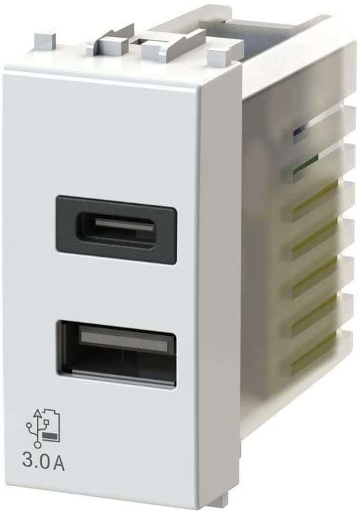 4 BOX SRL 4BX4B.V14.USB.30 USB 3.0 VIMAR PLANA BIANCA