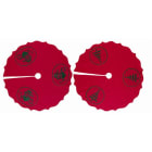 GIOCOPLAST NATALE SP - GCP52060834 COPRIPIEDE DELL ALBERO ROSSO D.120 CM