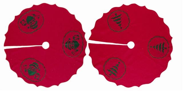 GIOCOPLAST NATALE SP - GCP52060834 COPRIPIEDE DELL ALBERO ROSSO D.120 CM