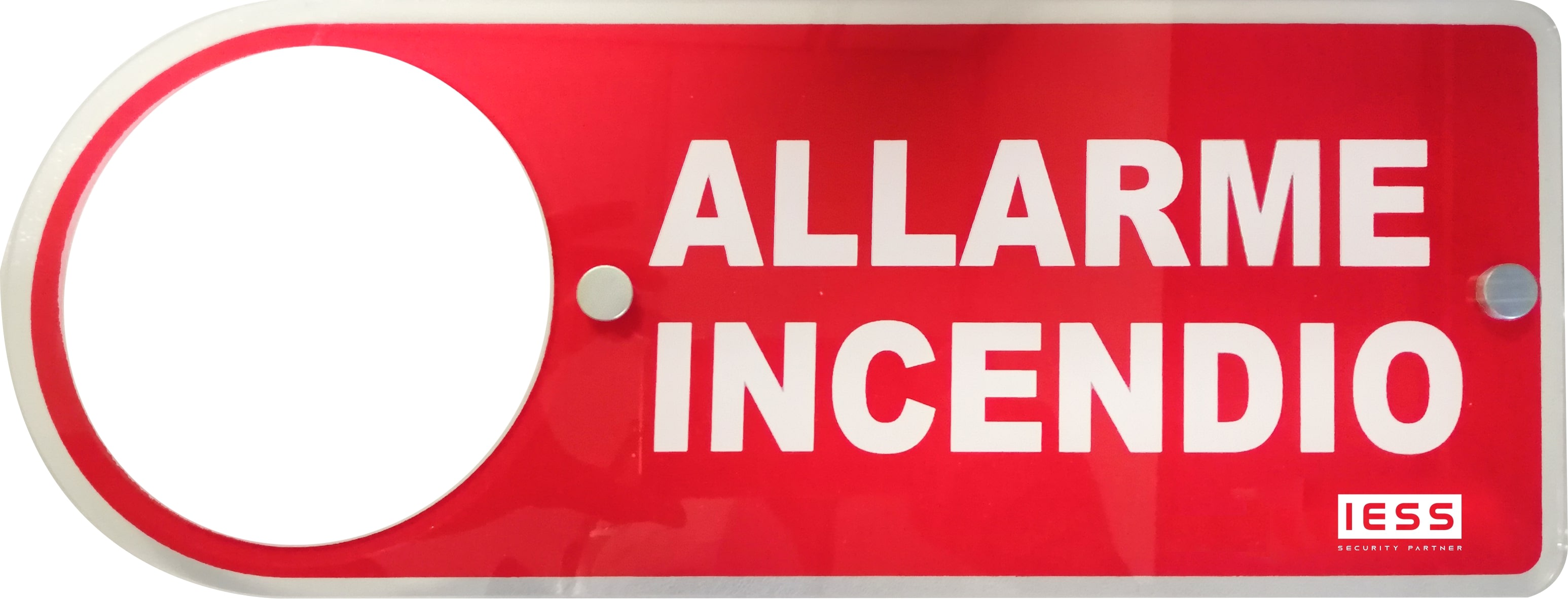 IESS SRL - EAA52125 PANNELLO IN PLEXIGLASS CON SCRITTA ALLAR