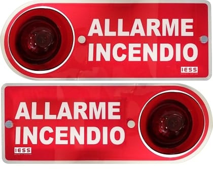 IESS SRL EAA52125B PANNELLO FOREX ALLARME INCENDIO PER 5212