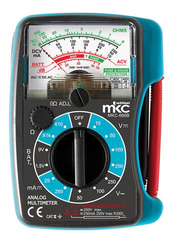 MELCHIONI SPA - MEM530135304 MULTIMETRO ANALOGICO TASCABILE MKC-666B