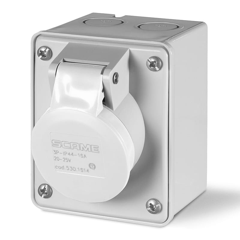 SCAME PARRE SPA SCA530.1612 PRESA PARETE 2P 16A 42V