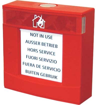 SIEMENS - BUILDING T BCTBPZ:5222870001 DMA1192-AA CUSTODIA PULSANTE ROSSA