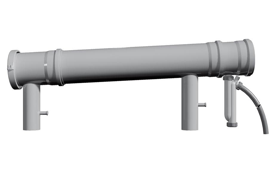 INTERGAS - IGS53101164 SCARICO FUMI BASE X CASCATE 200/80/80 +S