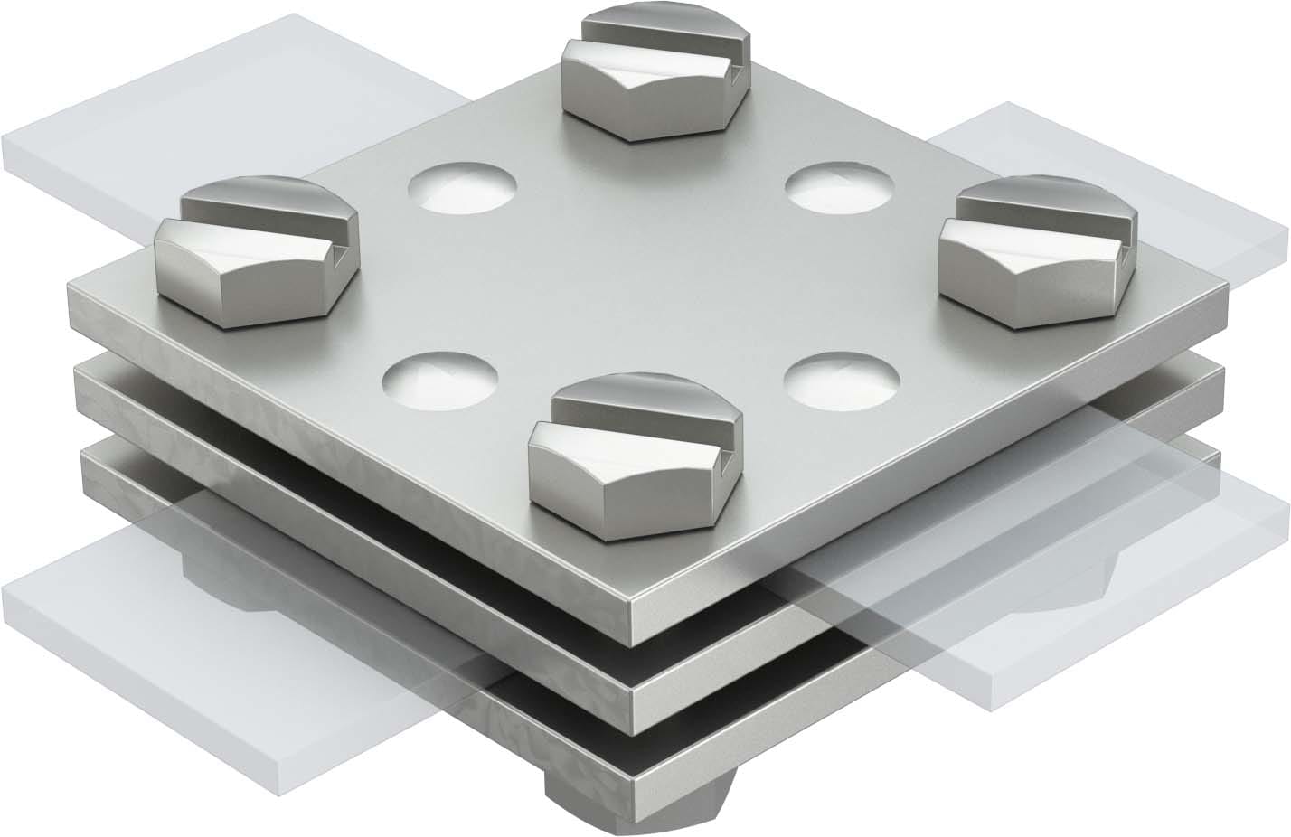 OBO BETTERMANN - OBO5314616 256 DIN 30 V4A MORSETTO A CROCE