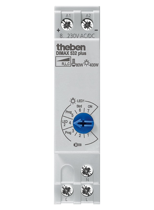 THEBEN SRL THE5320001 DIMAX 532 PLUS - DIMMER DA B.DIN PER LE