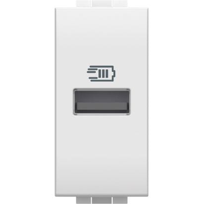 BTICINO BTIN4191A LL - CARICATORE USB TIPO A 1M BIANCO