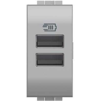 BTICINO BTINT4191AA LL - CARICATORE USB TIPO A+A 1M TECH