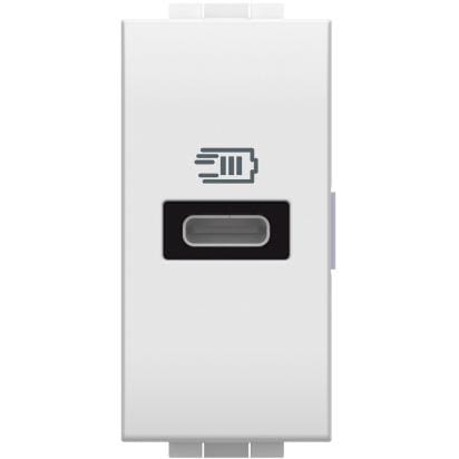 BTICINO BTIN4192C LL - CARICATORE USB TIPO C 1M BIANCO