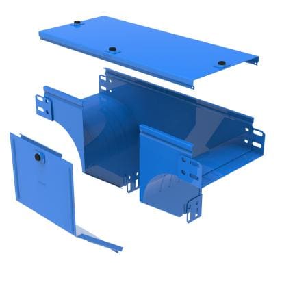 LEGRAND LEGAX300G P31-DERIV. VERT. A T DISCESA VP 300X75 G
