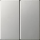 GIRA - GIR5362600 S3000 PANN.COMANDO 2X SYSTEM 55 ACCIAIO