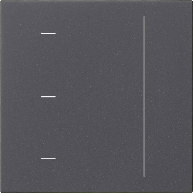 GIRA GIR536528 S3000 Touchaufsatz System 55 Anthrazit