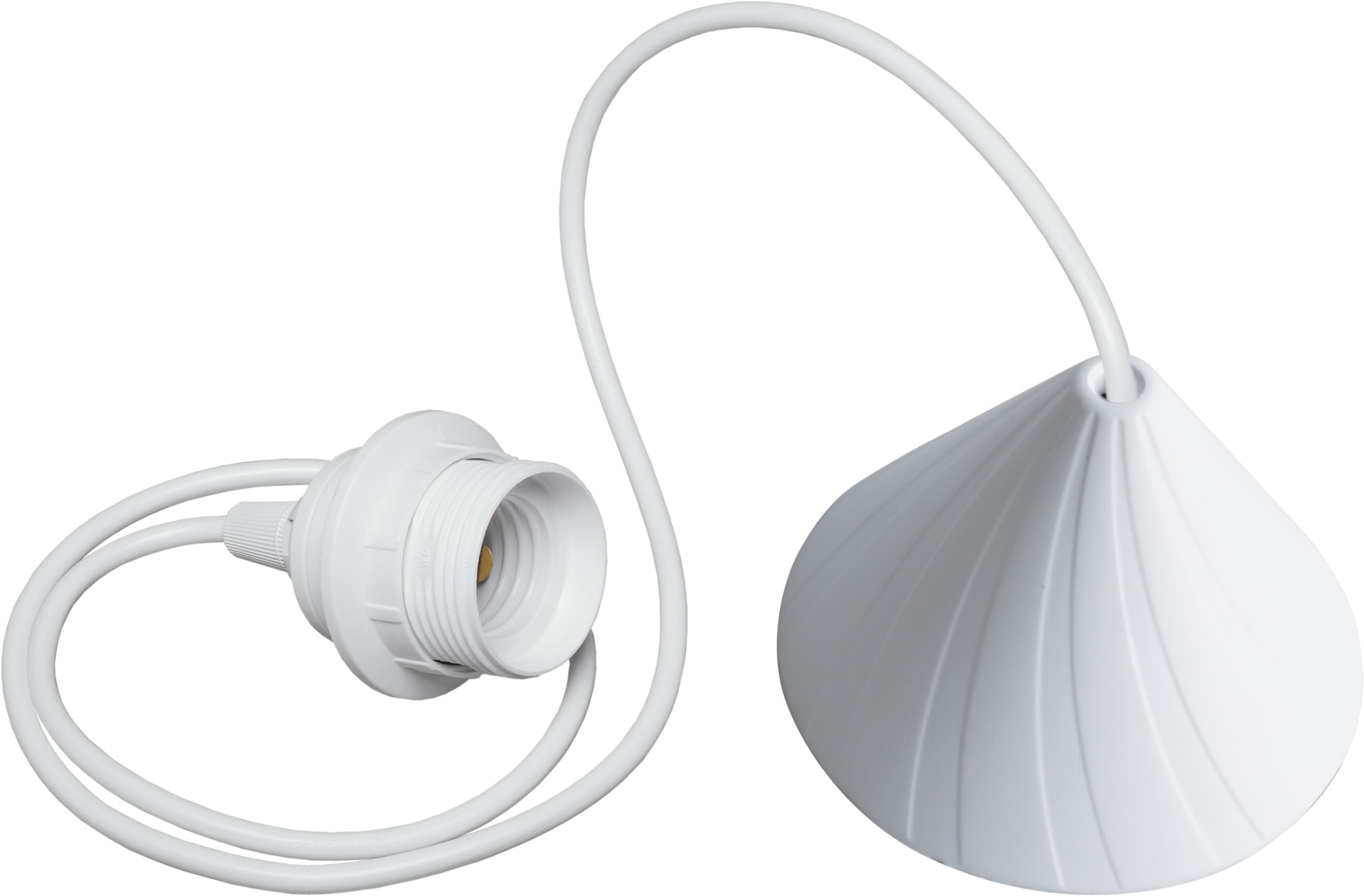 LE PROLUNGHE SAS - PRG5366 PENDENTI PER SOFF.2x0.75 MT.1 CONICO BN