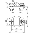 DEHN ITALIA SPA - DEH275110 Leitungshalter