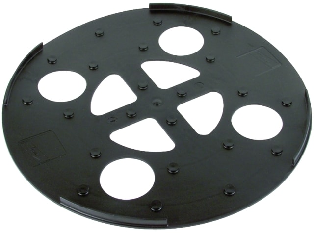 DEHN ITALIA SPA - DEH102050 Base di supporto per zoccolo in PVC D 37 0mm nero