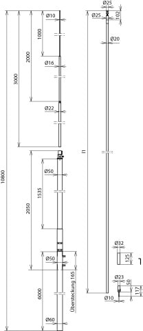 DEHN ITALIA SPA - DEH819730 Fangmast