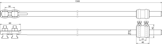 DEHN ITALIA SPA - DEH480150 Erdeinfuhrungsstange Set