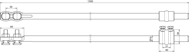 DEHN ITALIA SPA - DEH480157 Erdeinfuhrungsstange Set