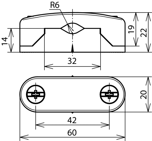 DEHN ITALIA SPA - DEH277130 Leitungshalter K-grau