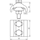 DEHN ITALIA SPA DEH306106 Parallelverbinder