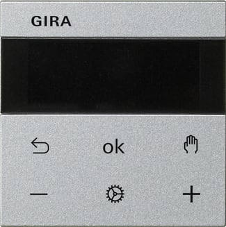GIRA - GGI539326 S3000 RTR Display System 55 F Alu