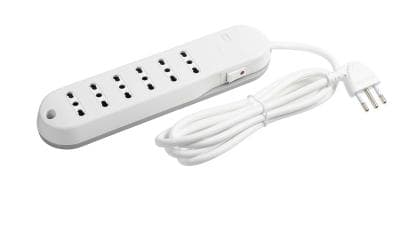 BTICINO BTI3636DB SLIM6-MULTIPRESA 10/16A INT. SAFE BIANCO