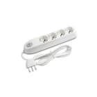 BTICINO BTI3684DB MULTIPRESA 4 SCHUKO/BIPAS+INTER. BIANCO