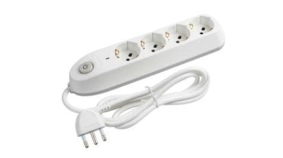 BTICINO BTI3684DBF MULTIPRESA 4 SCHUKO/BIP+INTER+SALVAF BIA