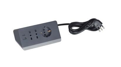 BTICINO BTIS3711GBU MDS.2PR10/16+1PRP30+2USB+SP10A+INT GRI