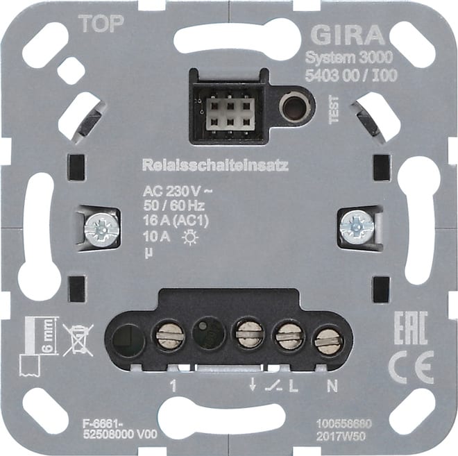 GIRA GGI540300 MOD.INT.RELE S3000 MODULO