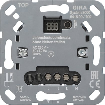 GIRA - GGI541500 MOD.CONTR.VEN. S3000 S/INGR.APP.DER. MOD