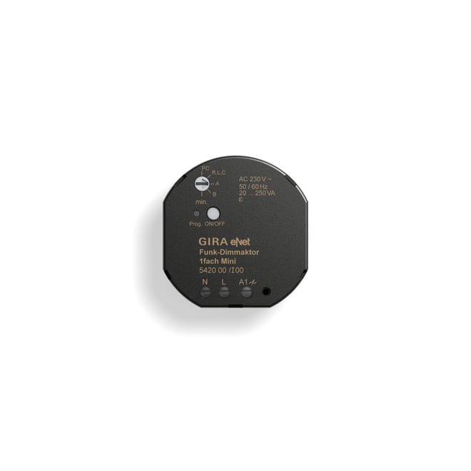 GIRA GIR542000 Funk Dimmaktor 1f Mini 20 - 250 VA Gira