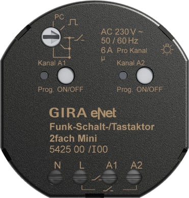 GIRA - GGI542500 ATT.ON-OFF/PS. RF 2-M MINI GIRA ENET