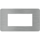 BTICINO - BTIJA4804ES MATIXGO - PLACCA 4P STEEL