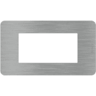 BTICINO BTIJA4804ES MATIXGO - PLACCA 4P STEEL