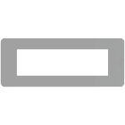 BTICINO - BTIJA4807JG MATIXGO - PLACCA 7P GREY