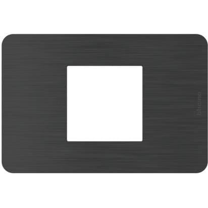 BTICINO BTIJA4819EN MATIXGO - PLACCA 2P CENT. BLACK NICKEL