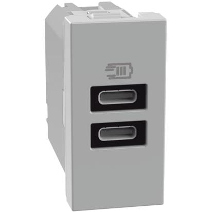 BTICINO BTIJG4191CC MATIXGO - CARICATORE USB CC 1M GRIGIO