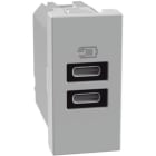 BTICINO BTIJG4191CC MATIXGO - CARICATORE USB CC 1M GRIGIO