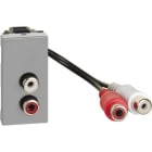 BTICINO BTIJG4269R MATIXGO - MODULO DOPPIO RCA GRIGIO