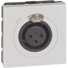 BTICINO - BTIJW4295 MATIXGO - CONNETTORE XRL 3 PIN F BIANCO