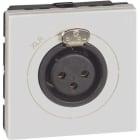 BTICINO BTIJW4295 MATIXGO - CONNETTORE XRL 3 PIN F BIANCO