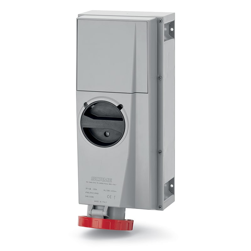 SCAME PARRE SPA SCA548.12587 PRESA INTERBL. BOX 3P+N+T IP67 125A 6H