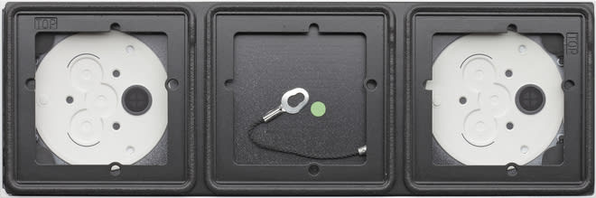 GIRA - GIR5503902 SCATOLA SOPRA INT. 3X SYSTEM 106 BIANCO