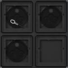 GIRA GGI5508910 AP-Gehause 2x 2f System 106 Anthrazit