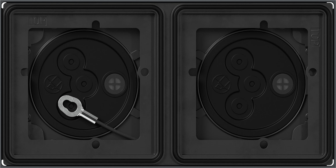 GIRA - GGI551200 SCATOLA FILO 2-M SYSTEM 106