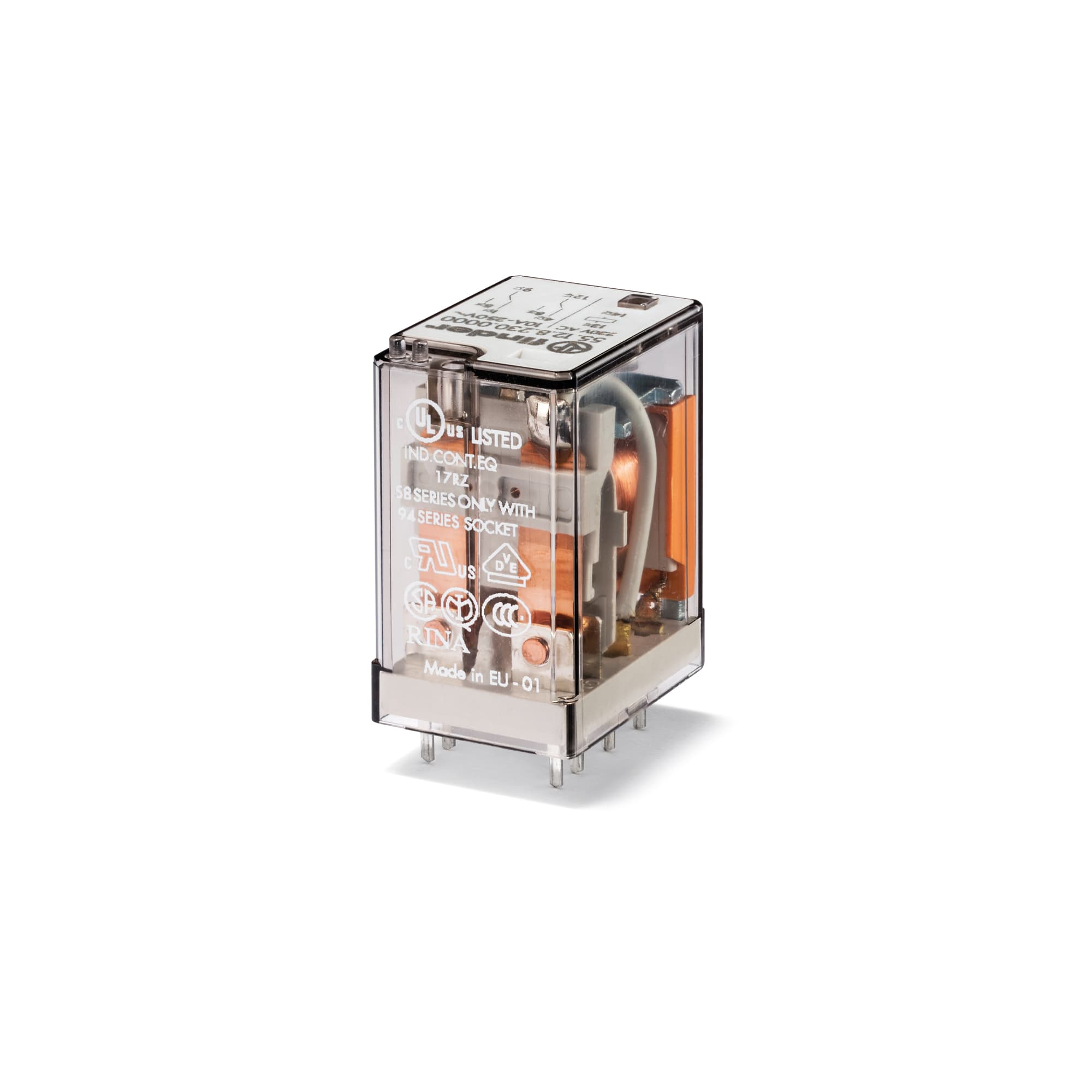 FINDER SPA FIN551290120001 RELE INDUSTRIALE C.S. 2 CONTATTI 10A