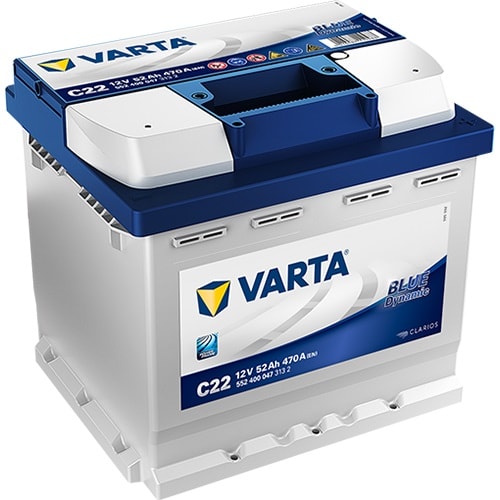 CAR SERVICE SRL CASC22 BATTERIA C22 52AH 207X175X190